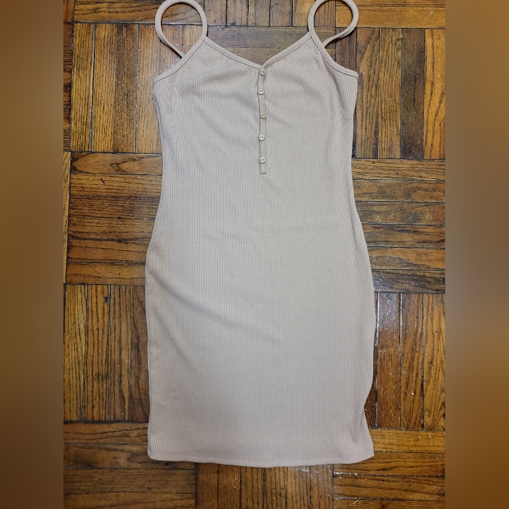 NWOT Ribbed Tank midi dress
